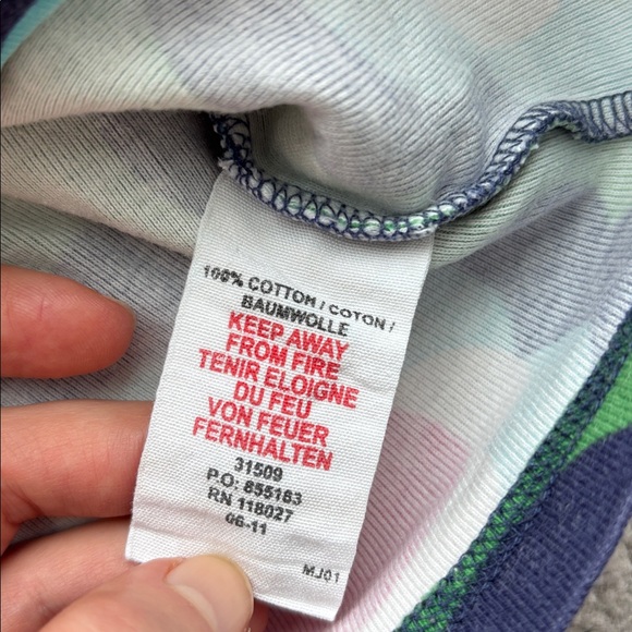 Mini Biden 100% cotton long-sleeved tee - flower power! - Picture 3 of 5